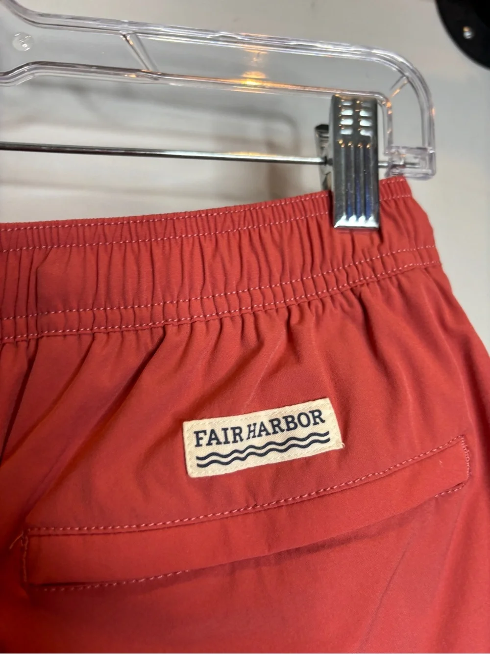 Fair Harbor The Bungalow Trunk Size S Nautical Red Colorblock